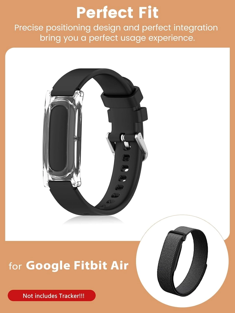 CORREA DEPORTIVA DE REPUESTO COMPATIBLE CON GOOGLE FITBIT AIR, CORREA DEPORTIVA DE REPUESTO - 3