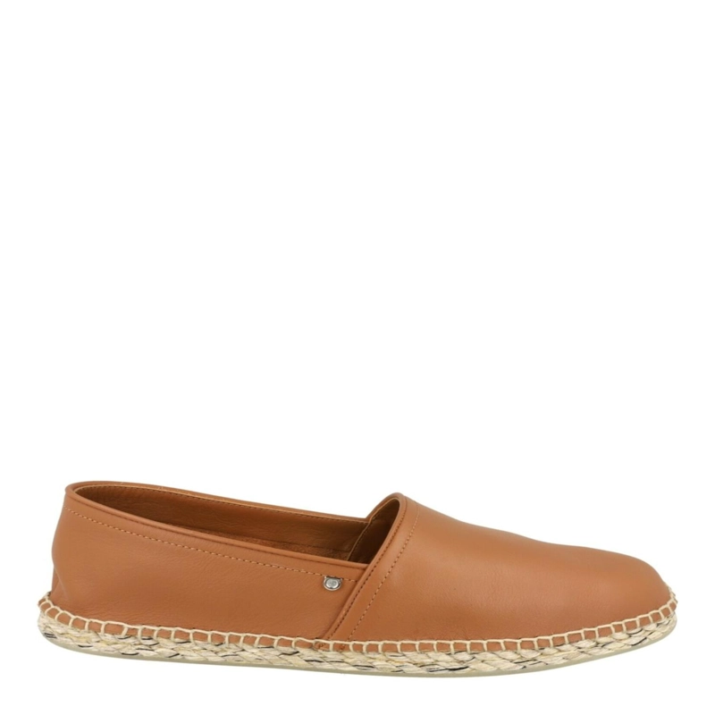 ALPARGATAS FERRAGAMO LAMAR DE PIEL PARA HOMBRE EN COLOR MARRON BEIGE - 1