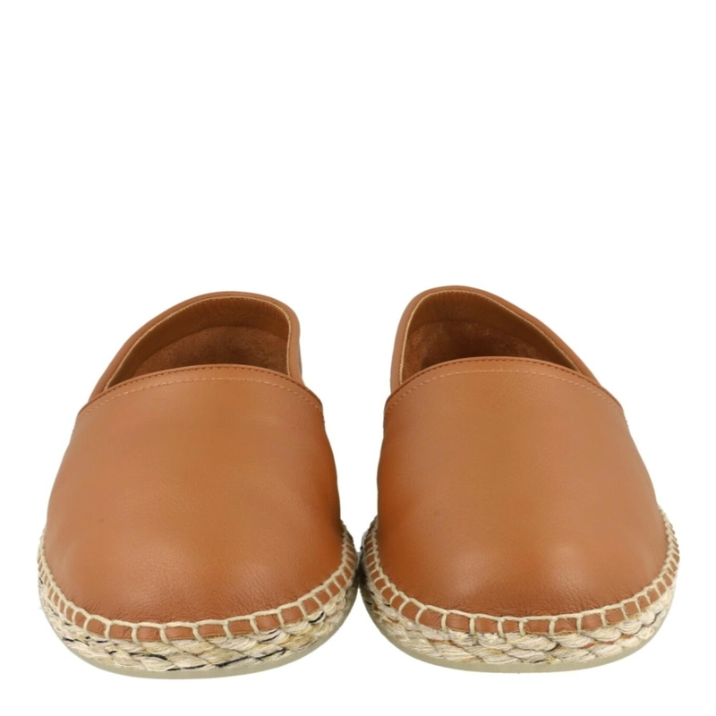 ALPARGATAS FERRAGAMO LAMAR DE PIEL PARA HOMBRE EN COLOR MARRON BEIGE - 5