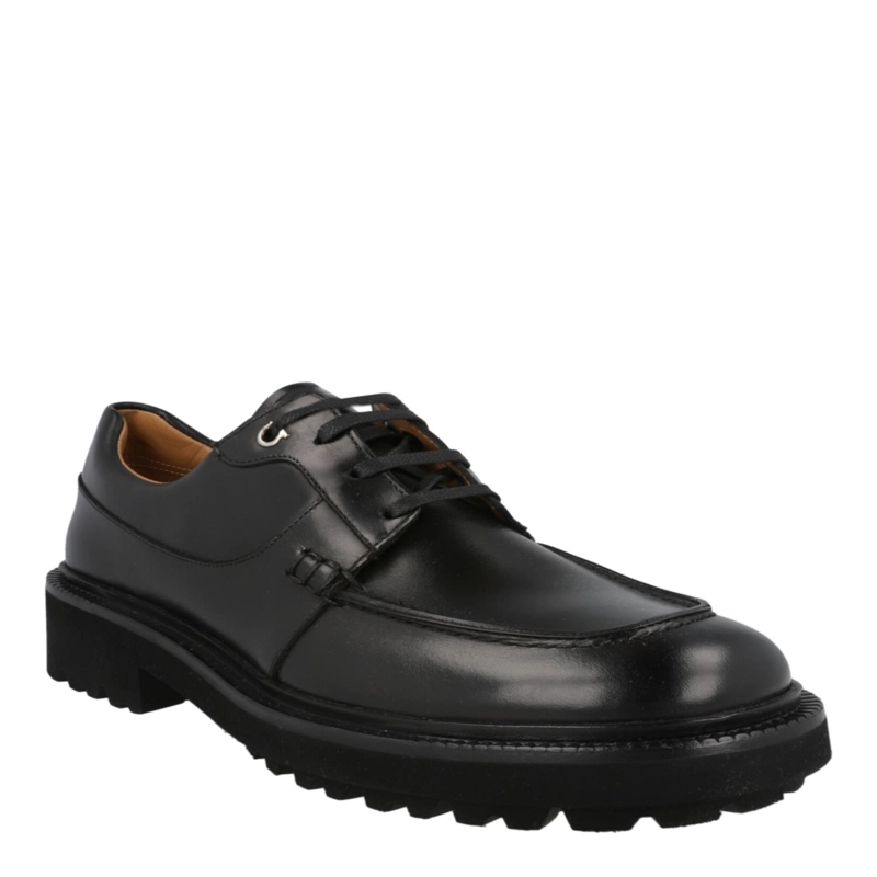 ZAPATOS DERBY FERRAGAMO GORIN CON CORDONES PARA HOMBRE EN COLOR NEGRO - 2