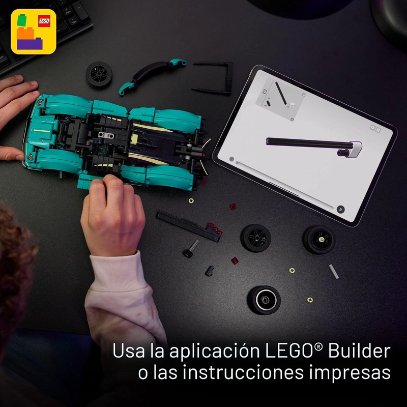 LEGO TECHNIC ASTON MARTIN VALKYRIE COCHE DE JUGUETE - KIT DE MAQUILLAJE DE MODELO DE JUGUETE - 2