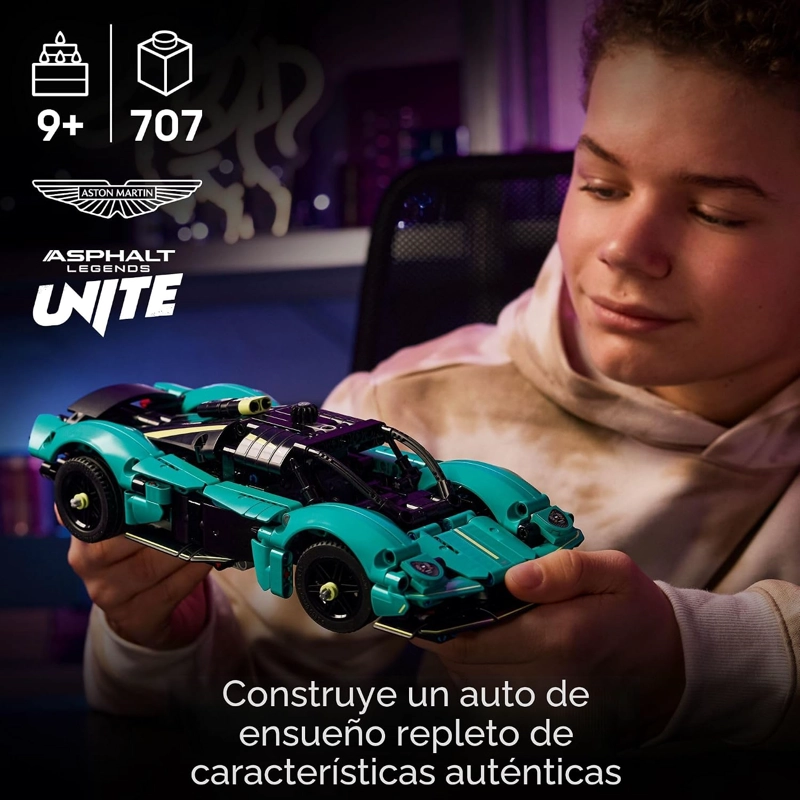 LEGO TECHNIC ASTON MARTIN VALKYRIE COCHE DE JUGUETE - KIT DE MAQUILLAJE DE MODELO DE JUGUETE - 3