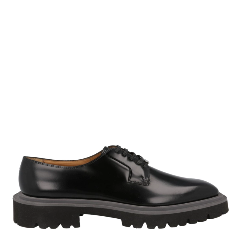 ZAPATOS DE VESTIR FERRAGAMO FLICKER LEATHER PARA HOMBRE EN COLOR NEGRO - 1