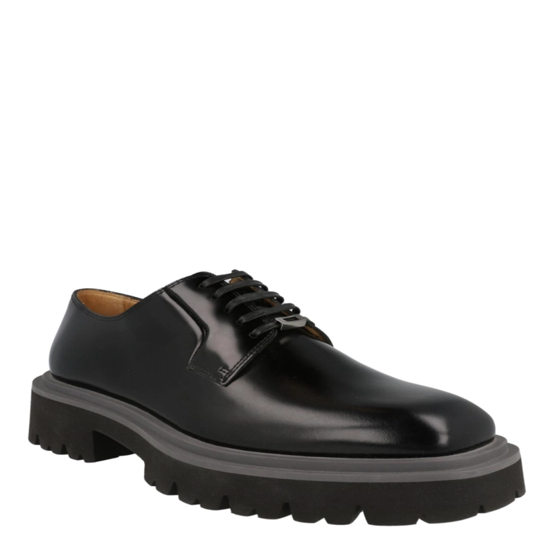ZAPATOS DE VESTIR FERRAGAMO FLICKER LEATHER PARA HOMBRE EN COLOR NEGRO - 2