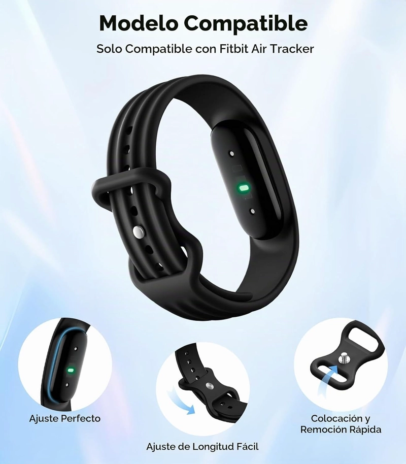 REPLACEMENT SPORT BAND COMPATIBLE CON FITBIT AIR FITNESS TRACKER - 4