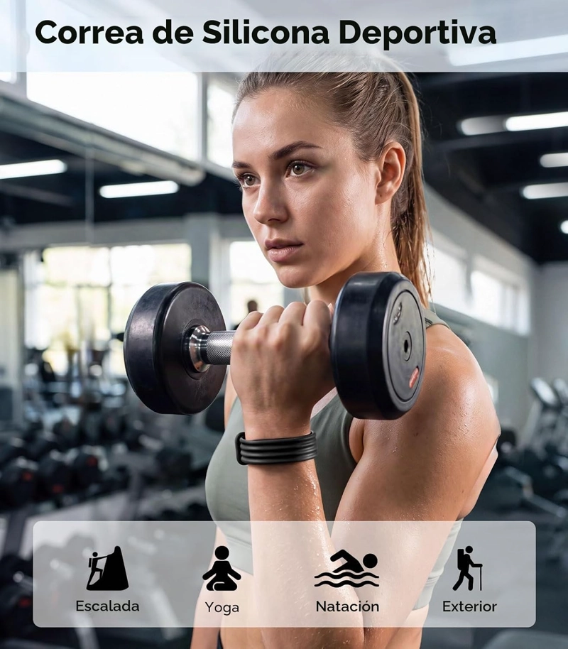 REPLACEMENT SPORT BAND COMPATIBLE CON FITBIT AIR FITNESS TRACKER - 6