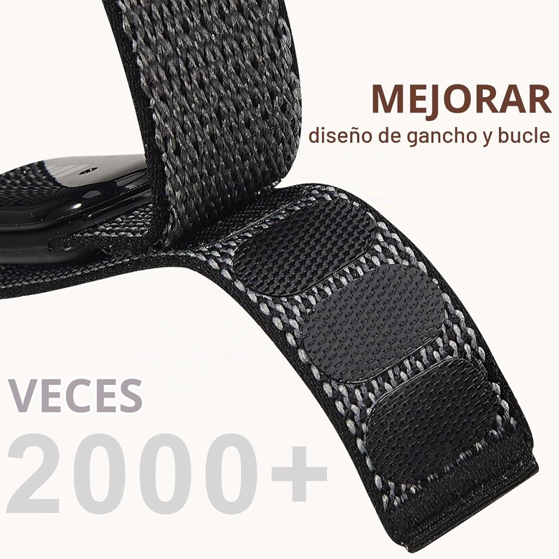 SUNNYSON CORREA DE RELOJ DE NAILON COMPATIBLE CON GOOGLE FITBIT AIR, CORREA TEJIDA SUAVE - 2