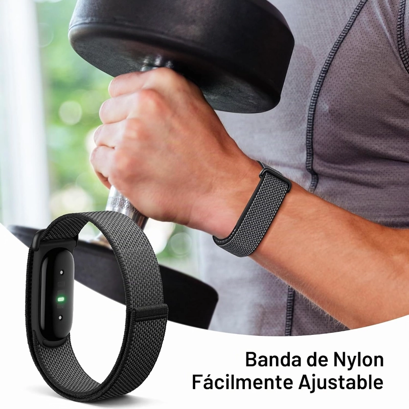 SUNNYSON CORREA DE RELOJ DE NAILON COMPATIBLE CON GOOGLE FITBIT AIR, CORREA TEJIDA SUAVE - 6
