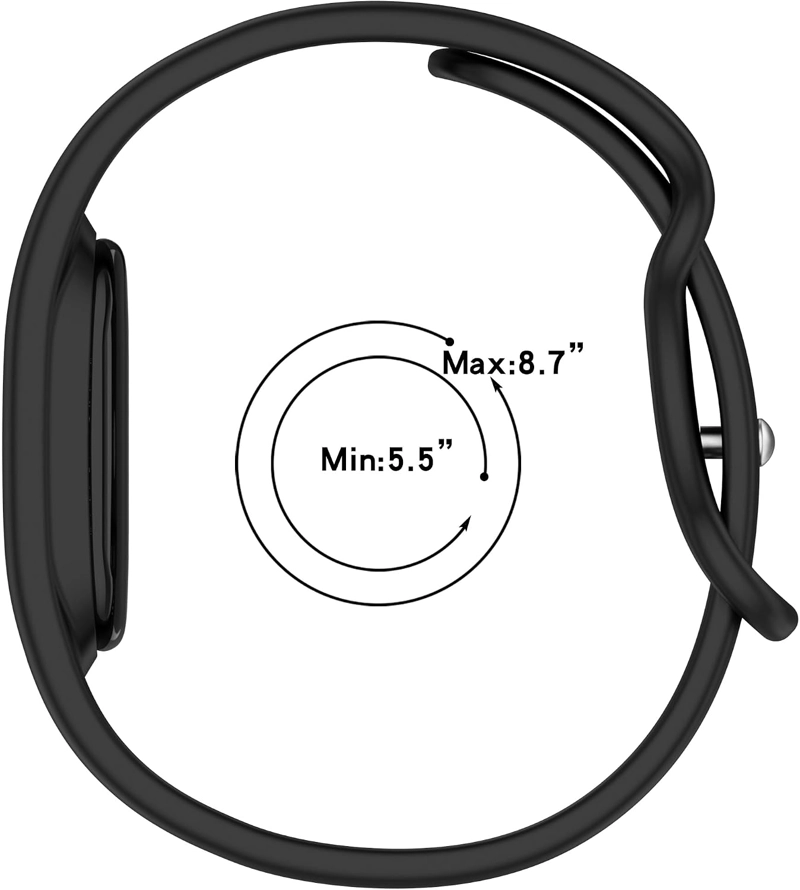 CORREA DEPORTIVA PARA FITBIT AIR, COMODA Y LIGERA, TRANSPIRABLE, DE SILICONA, COMPATIBLE CON GOOGLE - 6