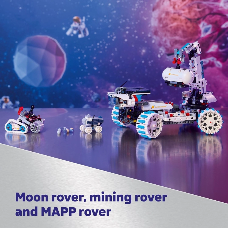 LEGO TECHNIC LUNAR OUTPOST MOON ROVER - JUGUETE DE CONSTRUCCION DE VEHICULO ESPACIAL, EXPLORADOR - 3