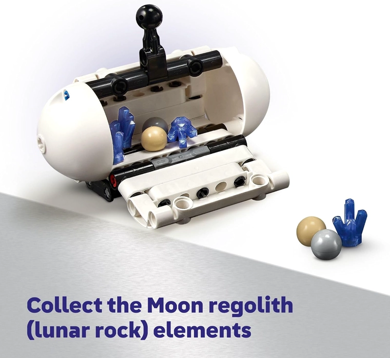 LEGO TECHNIC LUNAR OUTPOST MOON ROVER - JUGUETE DE CONSTRUCCION DE VEHICULO ESPACIAL, EXPLORADOR - 6