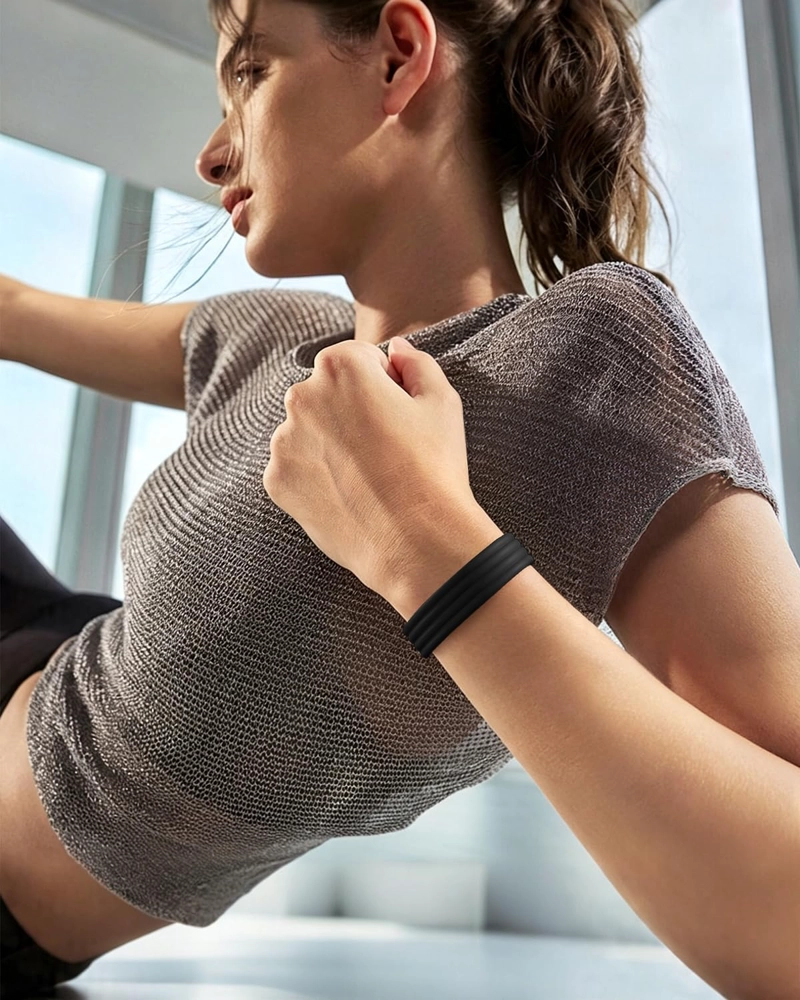 CORREA DEPORTIVA DE SILICONA COMPATIBLE CON GOOGLE FITBIT AIR, CORREA DE REPUESTO SUAVE E - 6