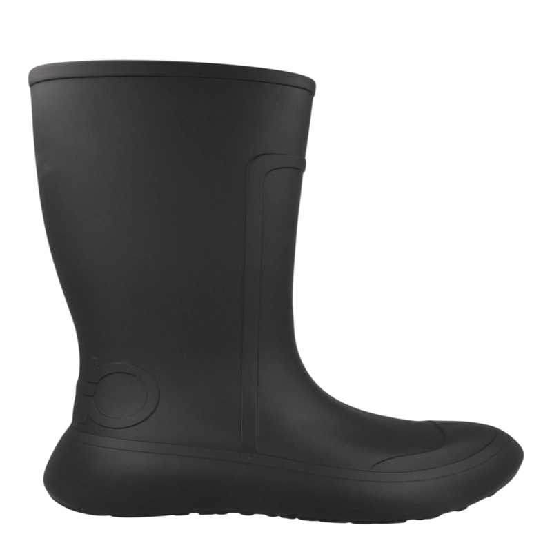 BOTAS IMPERMEABLES FERRAGAMO GANCINI PARA HOMBRE EN COLOR NEGRO - 1
