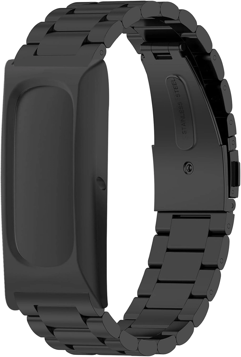 CORREA DE REPUESTO COMPATIBLE CON GOOGLE FITBIT AIR, CORREA DE RELOJ DE ACERO INOXIDABLE, PULSERA - 1
