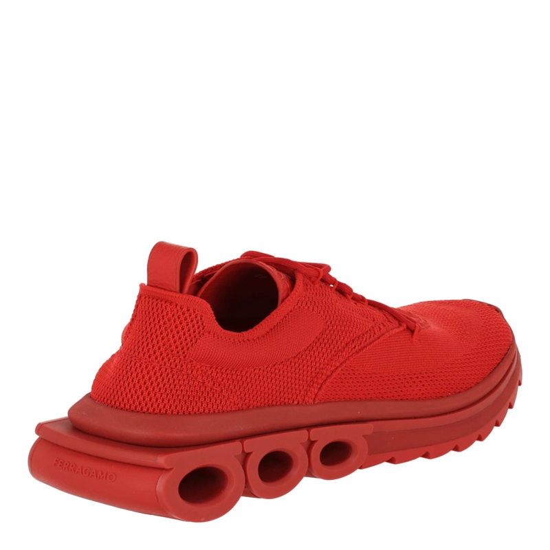 ZAPATILLAS FERRAGAMO NIMA KNIT PARA HOMBRE EN COLOR ROJO - 3