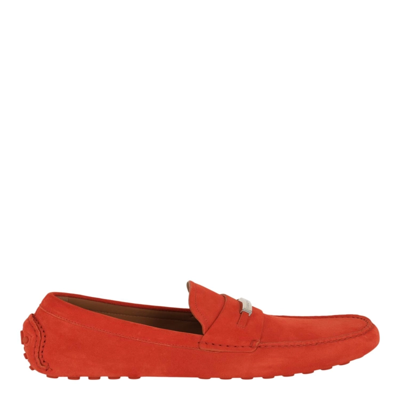 CALZADO FERRAGAMO GRENOBLE SUEDE DRIVERS PARA HOMBRE EN NARANJA - 1