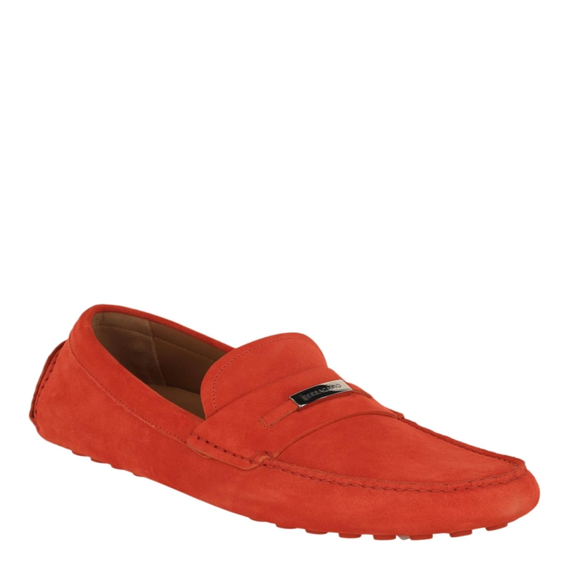 CALZADO FERRAGAMO GRENOBLE SUEDE DRIVERS PARA HOMBRE EN NARANJA - 2