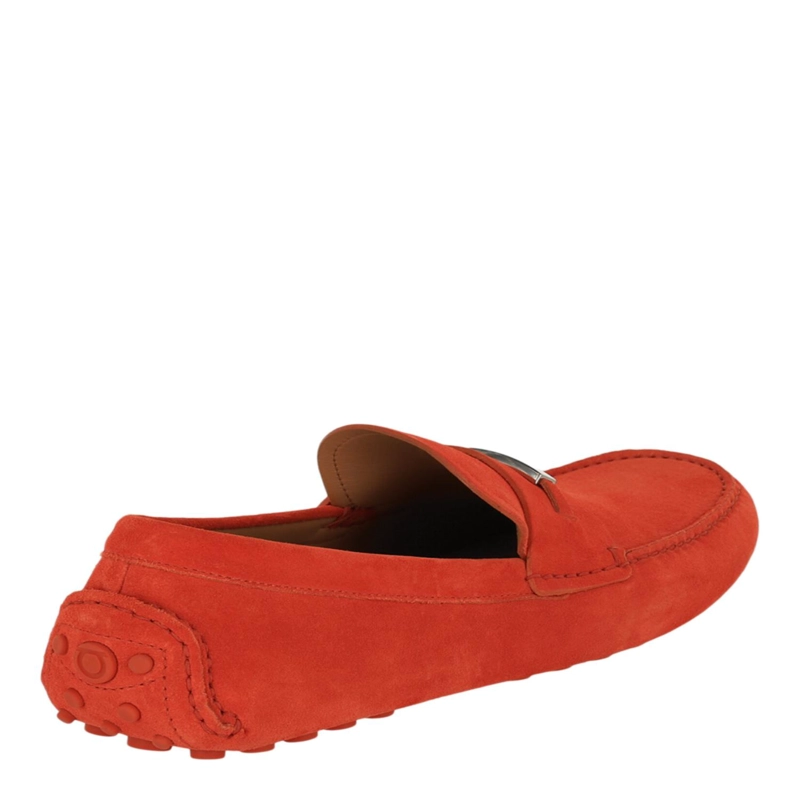 CALZADO FERRAGAMO GRENOBLE SUEDE DRIVERS PARA HOMBRE EN NARANJA - 3