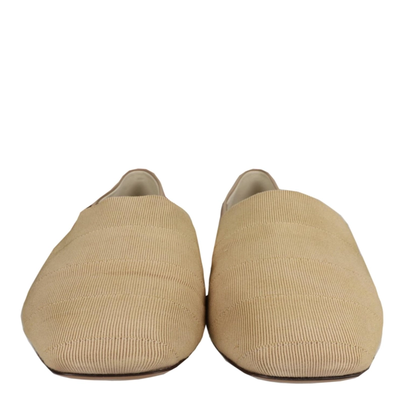 MOCASINES FERRAGAMO CON BANDAS DE GROGRE N CALZADO ANCHO PARA HOMBRE EN HUESO - 5