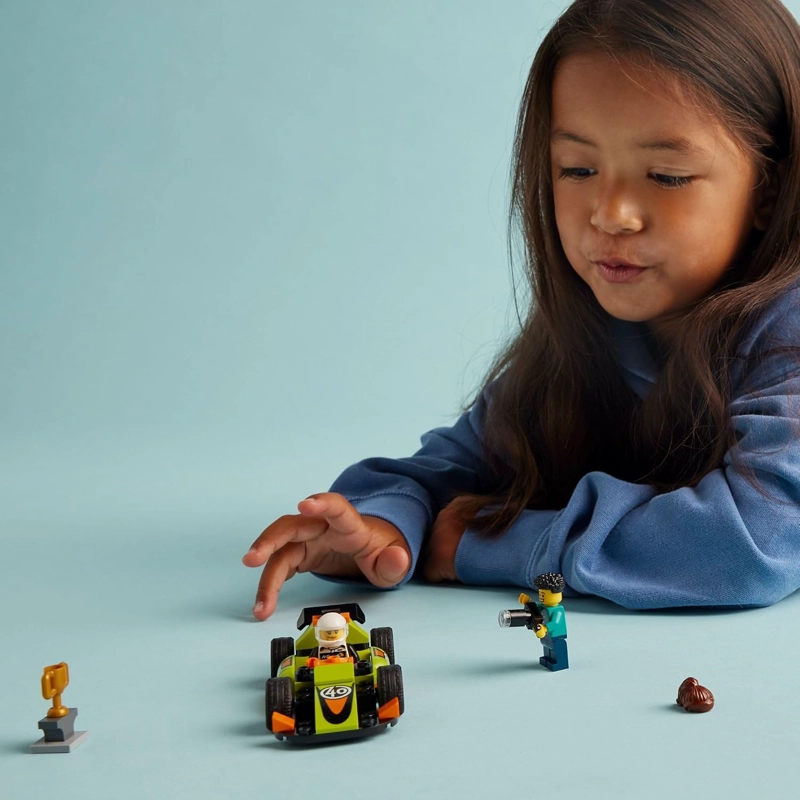 LEGO CITY GREEN - JUGUETE DE CARRERAS DE ESTILO CLASICO, JUGUETE PEQUEÑO REGALO PARA NIÑOS, KIT - 2
