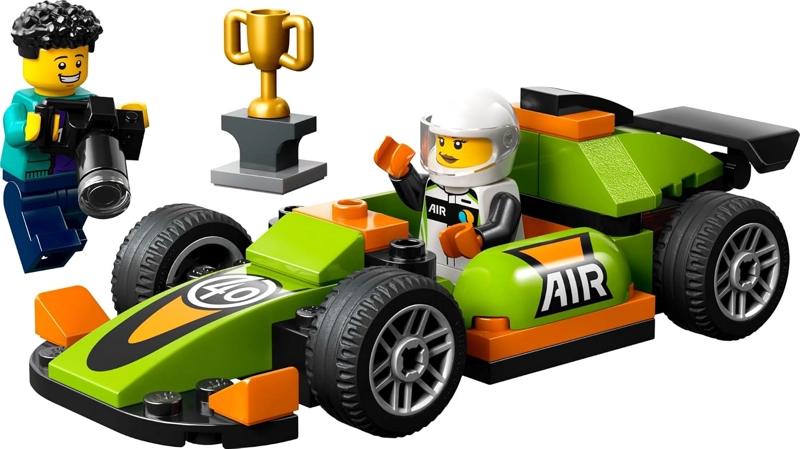 LEGO CITY GREEN - JUGUETE DE CARRERAS DE ESTILO CLASICO, JUGUETE PEQUEÑO REGALO PARA NIÑOS, KIT - 5