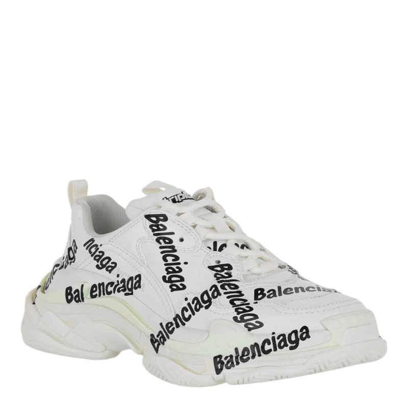 ZAPATILLAS BAJAS CON EL LOGOTIPO TRIPLE S DE BALENCIAGA PARA MUJER EN BLANCO Y NEGRO - 2