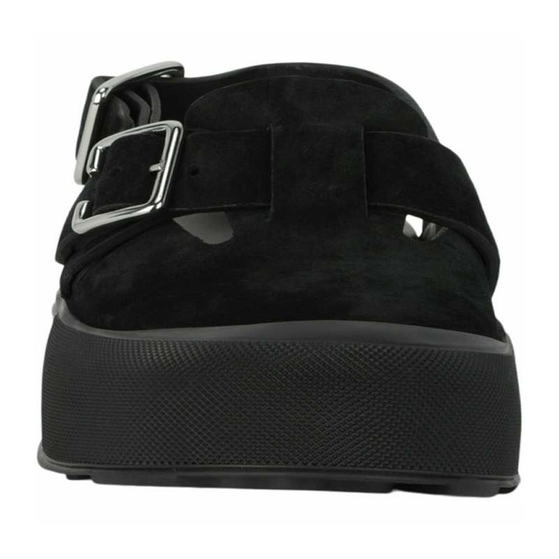 ZAPATOS MICMAC CLOGS DE ALEXANDER MCQUEEN PARA HOMBRE EN COLOR NEGRO Y PLATEADO - 4