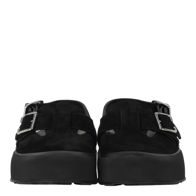 ZAPATOS MICMAC CLOGS DE ALEXANDER MCQUEEN PARA HOMBRE EN COLOR NEGRO Y PLATEADO - 5