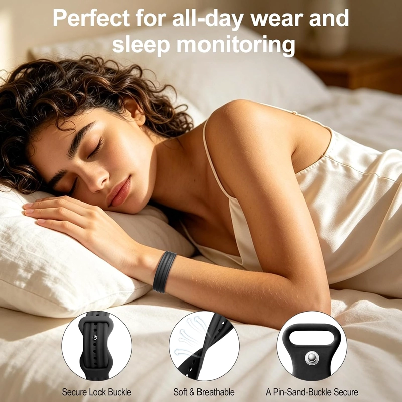 HSWAI CORREA DEPORTIVA DE SILICONA COMPATIBLE CON GOOGLE FITBIT AIR, LIGERA, TRANSPIRABLE, - 5