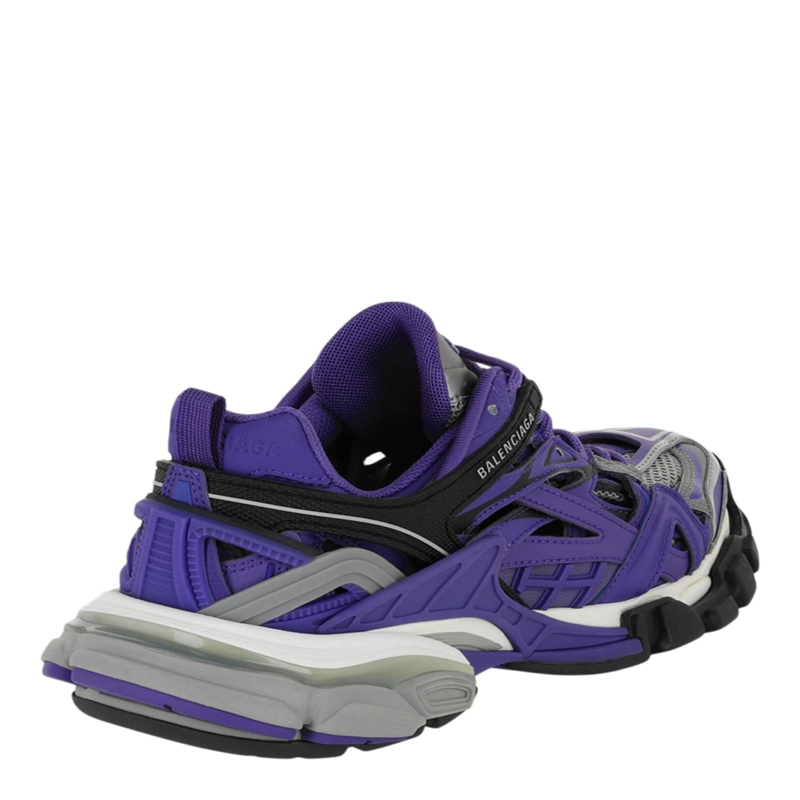 ZAPATILLAS BAJAS BALENCIAGA TRACK 2 PARA MUJER EN MORADO GRIS Y NEGRO - 3