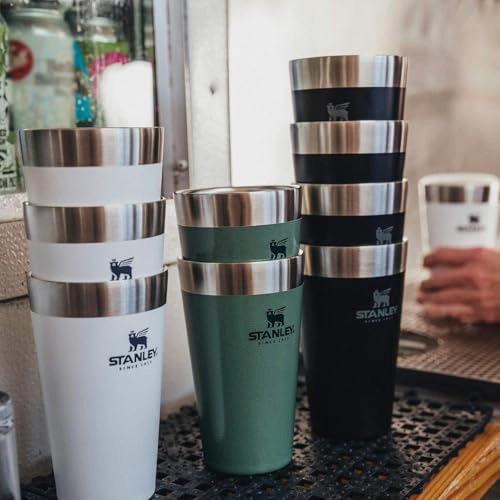 STANLEY ADVENTURE VASO DE CERVEZA APILABLE DE 16 ONZAS VASO APILABLE PARA BEBIDAS FRIAS APTO - 3