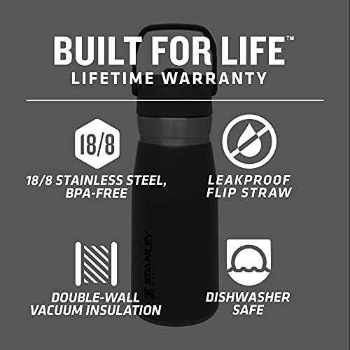STANLEY ICEFLOW BOTELLA DE ACERO INOXIDABLE CON PAJILLA BOTELLA DE AGUA AISLADA AL VACIO - 2