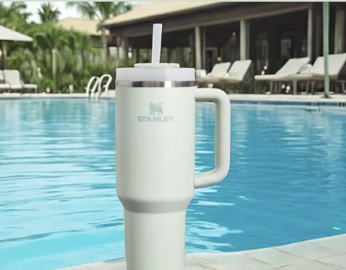 STANLEY MIST QUENCHER H20 FLOWSTATE VASO AISLADO AL VACIO DE ACERO INOXIDABLE CON TAPA Y POPOTE - 3