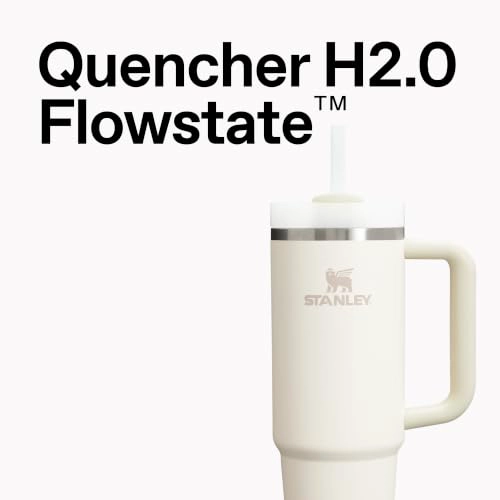 STANLEY QUENCHER H20 VASO DE ACERO INOXIDABLE CON ASA PAJILLA Y TAPA FLOWSTATE GIRATORIA DE 3 - 3