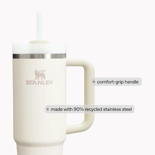 STANLEY QUENCHER H20 VASO DE ACERO INOXIDABLE CON ASA PAJILLA Y TAPA FLOWSTATE GIRATORIA DE 3 - 5