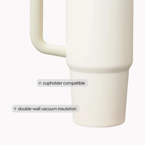 STANLEY QUENCHER H20 VASO DE ACERO INOXIDABLE CON ASA PAJILLA Y TAPA FLOWSTATE GIRATORIA DE 3 - 6