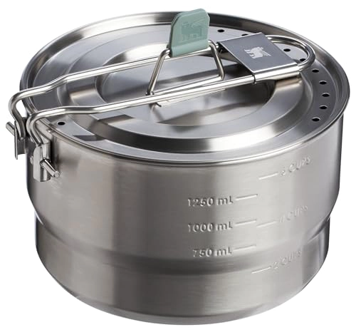 STANLEY WILDFARE GO JUEGO DE PREPARACION Y COCINA DE ACERO INOXIDABLE DE 14 PIEZAS CACEROLA DE 165 - 3