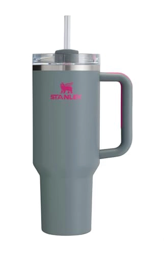 STANLEY QUENCHER H20 FLOWSTATE VASO AISLADO AL VACIO DE ACERO INOXIDABLE CON TAPA Y POPOTE - 1