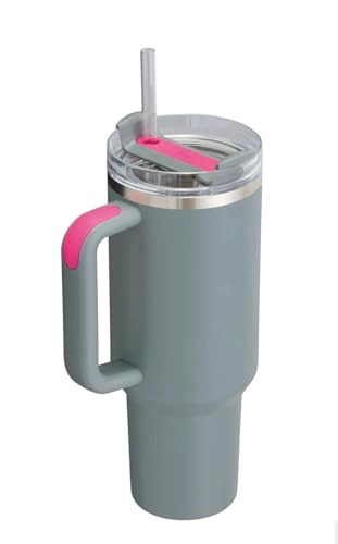 STANLEY QUENCHER H20 FLOWSTATE VASO AISLADO AL VACIO DE ACERO INOXIDABLE CON TAPA Y POPOTE - 2