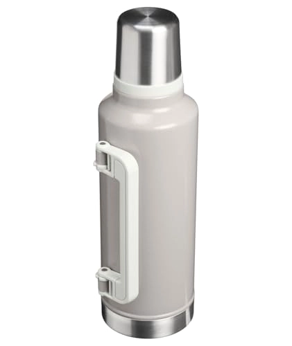STANLEY CLASSIC LEGENDARY VACUUM BOTTLE 2 QT WIDE MOUTH WITH LEAKPROOF CUP LID KEEP DRINKS HOT OR - 3