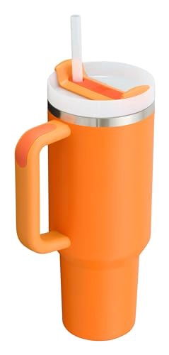 STANLEY QUENCHER H20 VASO CON MANGO Y PAJITA DE 40 ONZAS TAPA FLOWSTATE DE 3 POSICIONES COMPATIBLE - 3