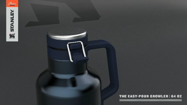 STANLEY JARRA CLASICA DE FACIL VERTIDO GROWLER DE 64 OZ MANTIENE LA CERVEZA FRIA O EL CAFE  CALIENTE - 7