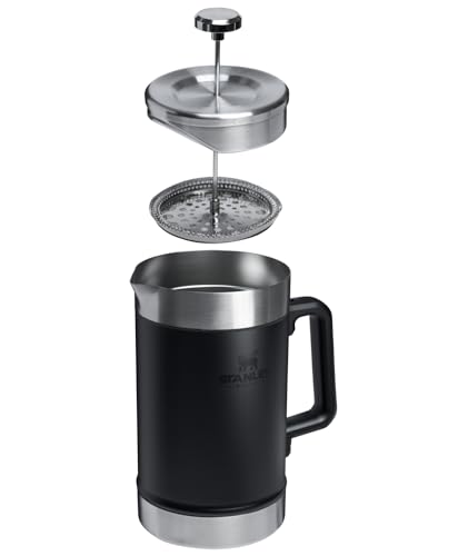 STANLEY CAFETERA CLASICA DE PRENSA FRANCESA QUE SE MANTIENE CALIENTE 48 ONZAS INFUSION DE 5 MINUTOS - 2