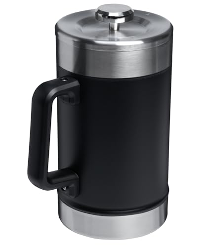 STANLEY CAFETERA CLASICA DE PRENSA FRANCESA QUE SE MANTIENE CALIENTE 48 ONZAS INFUSION DE 5 MINUTOS - 3