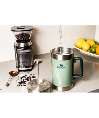 STANLEY CAFETERA CLASICA DE PRENSA FRANCESA QUE SE MANTIENE CALIENTE 48 ONZAS INFUSION DE 5 MINUTOS - 6