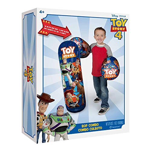 HEDSTROM TOY STORY 4 BOP BAG - JUEGO DE SACO DE BOXEO Y GUANTES INFLABLES 36 PULGADAS - 2