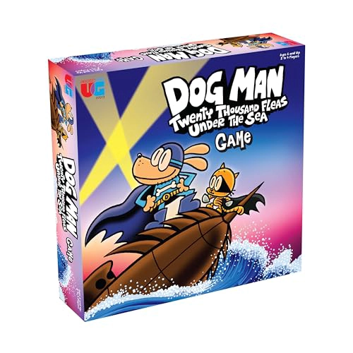 UNIVERSITY GAMES JUEGO DOG MAN VEINTE MIL PULGAS BAJO EL MAR BASADO EN EL LIBRO DE DAV PILKEY - 1