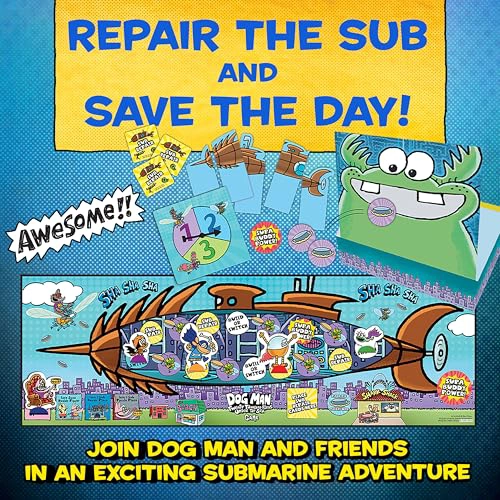 UNIVERSITY GAMES JUEGO DOG MAN VEINTE MIL PULGAS BAJO EL MAR BASADO EN EL LIBRO DE DAV PILKEY - 3