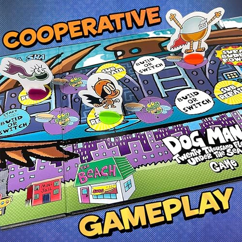 UNIVERSITY GAMES JUEGO DOG MAN VEINTE MIL PULGAS BAJO EL MAR BASADO EN EL LIBRO DE DAV PILKEY - 4