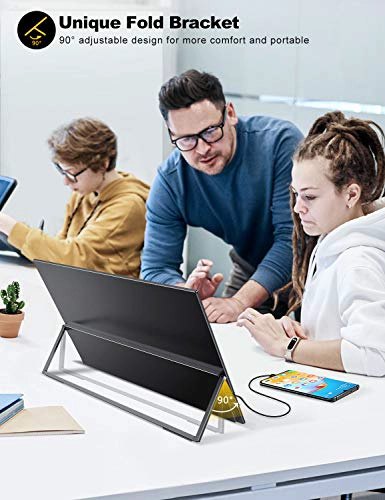 UPERFECT MONITOR PORTATIL DE 185 PULGADAS 120HZ 125X25 SRGB 1080P CON VESA Y SOPORTE MONITOR - 4